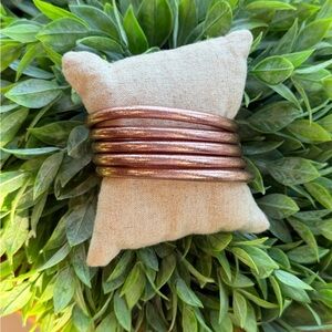 Elegant Gold and Brown Women's Bracelet Set